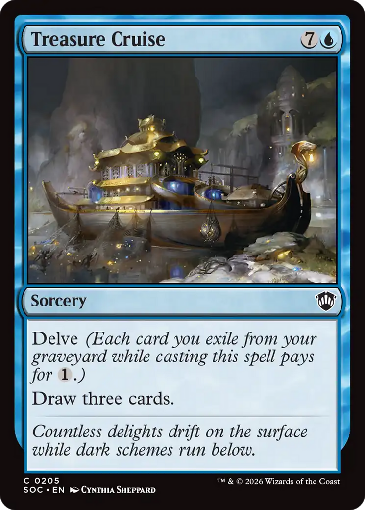 Treasure Cruise [Secrets of Strixhaven Commander] | Gamers Paradise