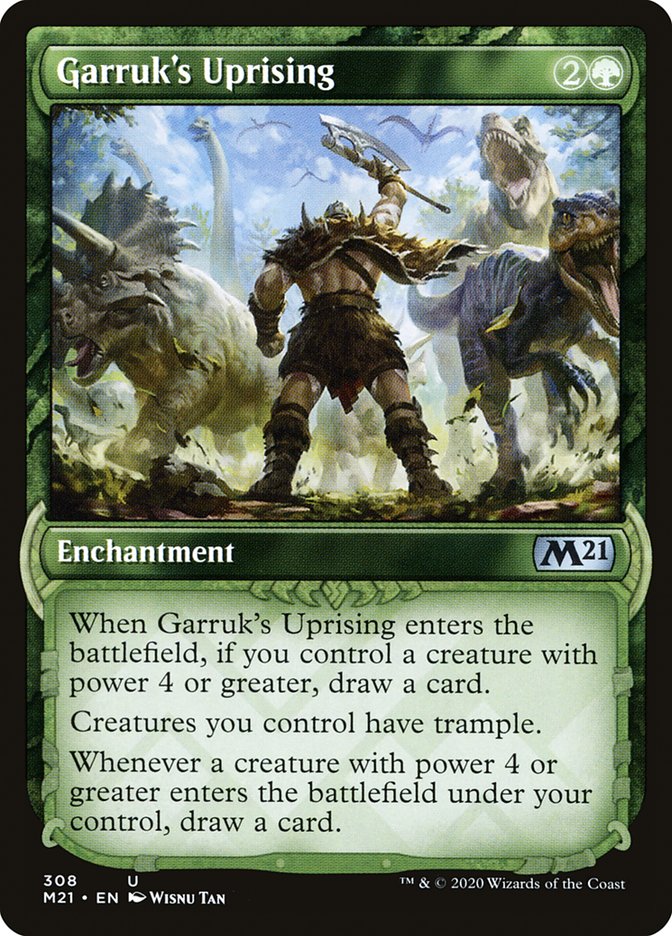 Garruk's Uprising (Showcase) [Core Set 2021] | Gamers Paradise