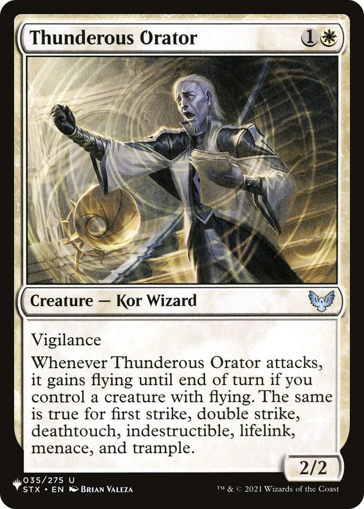 Thunderous Orator [The List Reprints] | Gamers Paradise