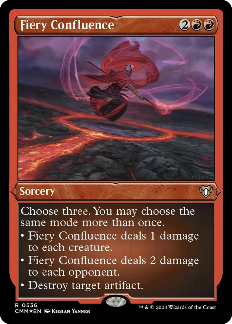 Fiery Confluence (Foil Etched) [Commander Masters] | Gamers Paradise