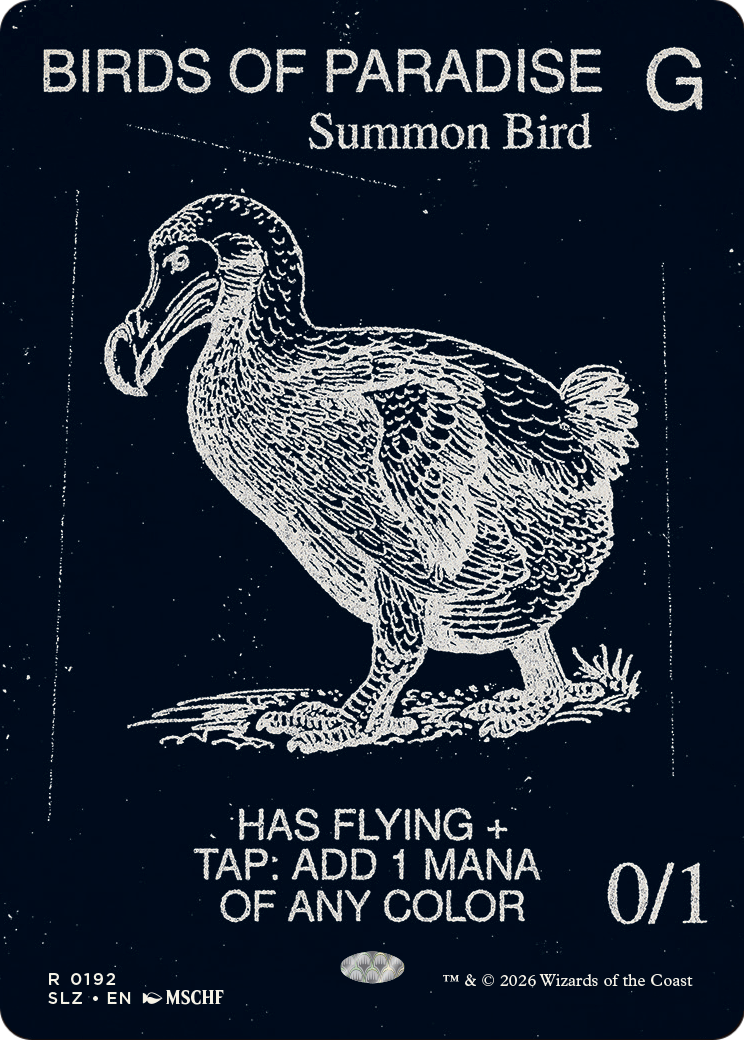 Birds of Paradise (0192) [Secret Lair x MSCHF: The Zeta Set] | Gamers Paradise