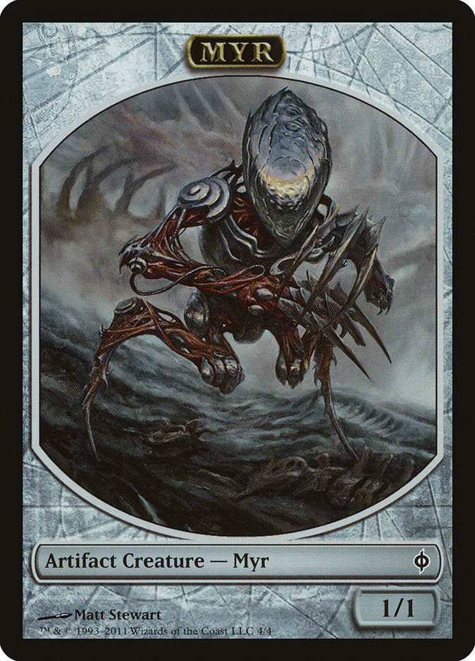 Myr Token [New Phyrexia Tokens] | Gamers Paradise