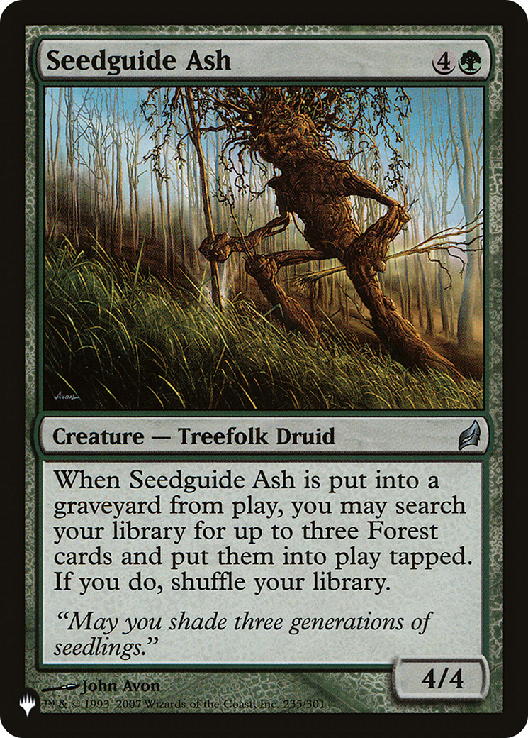 Seedguide Ash [The List] | Gamers Paradise