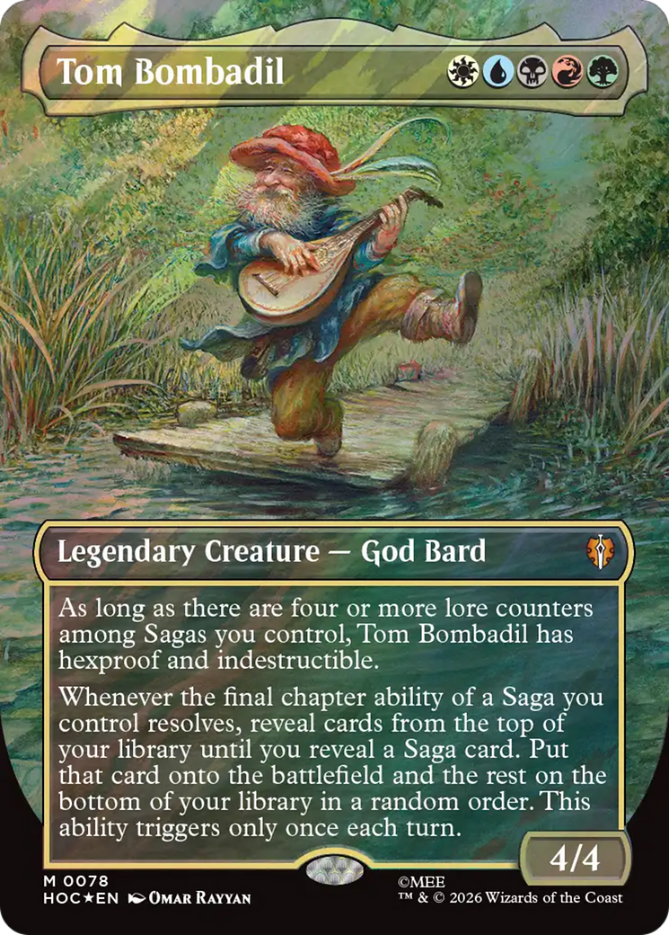 Tom Bombadil (Borderless) (Surge Foil) [The Hobbit] | Gamers Paradise