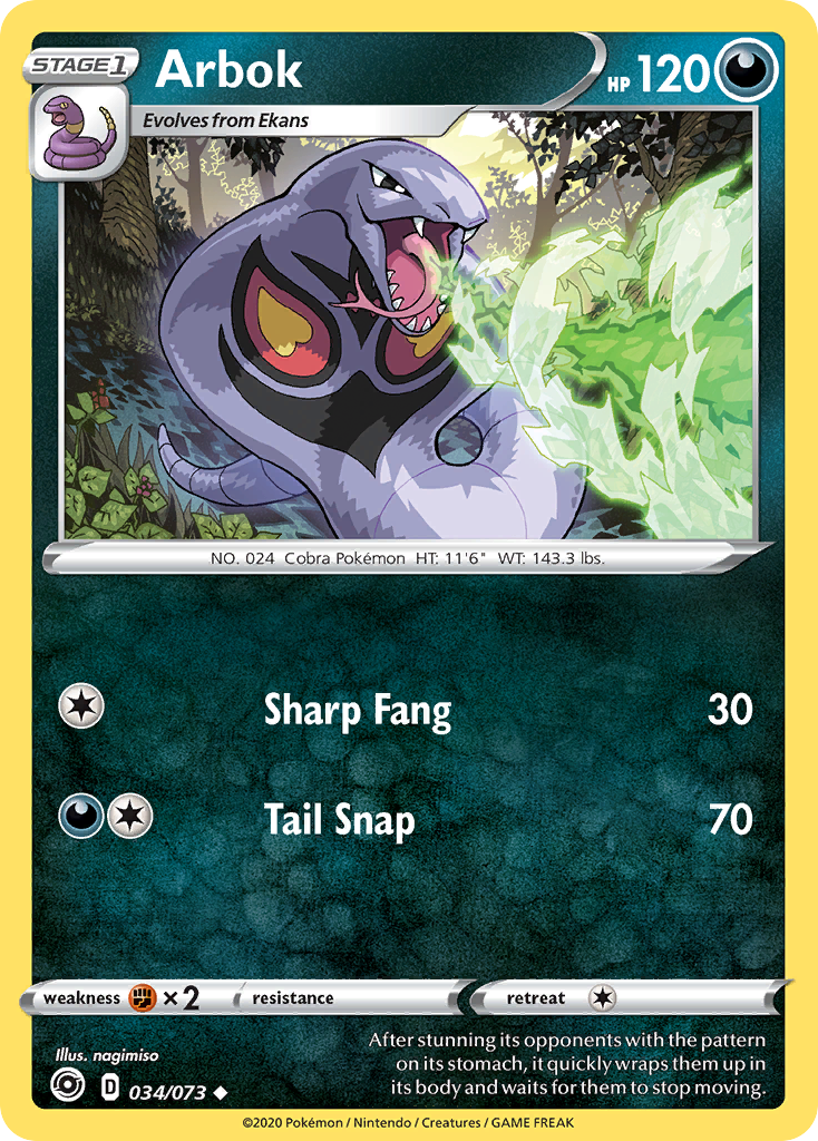 Arbok (034/073) [Sword & Shield: Champion's Path] | Gamers Paradise