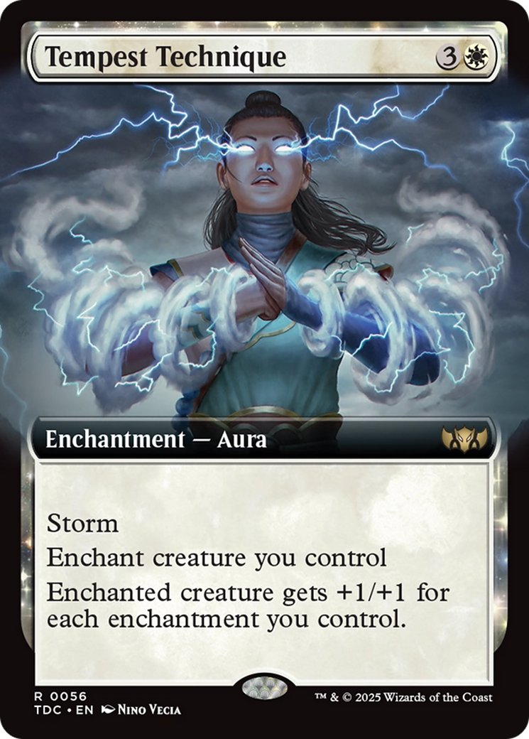 Tempest Technique (Extended Art) [Tarkir: Dragonstorm Commander] | Gamers Paradise