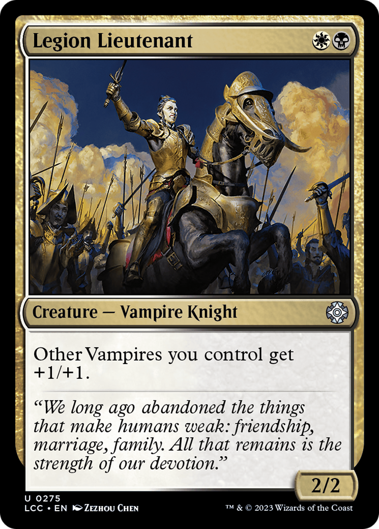Legion Lieutenant [The Lost Caverns of Ixalan Commander] | Gamers Paradise