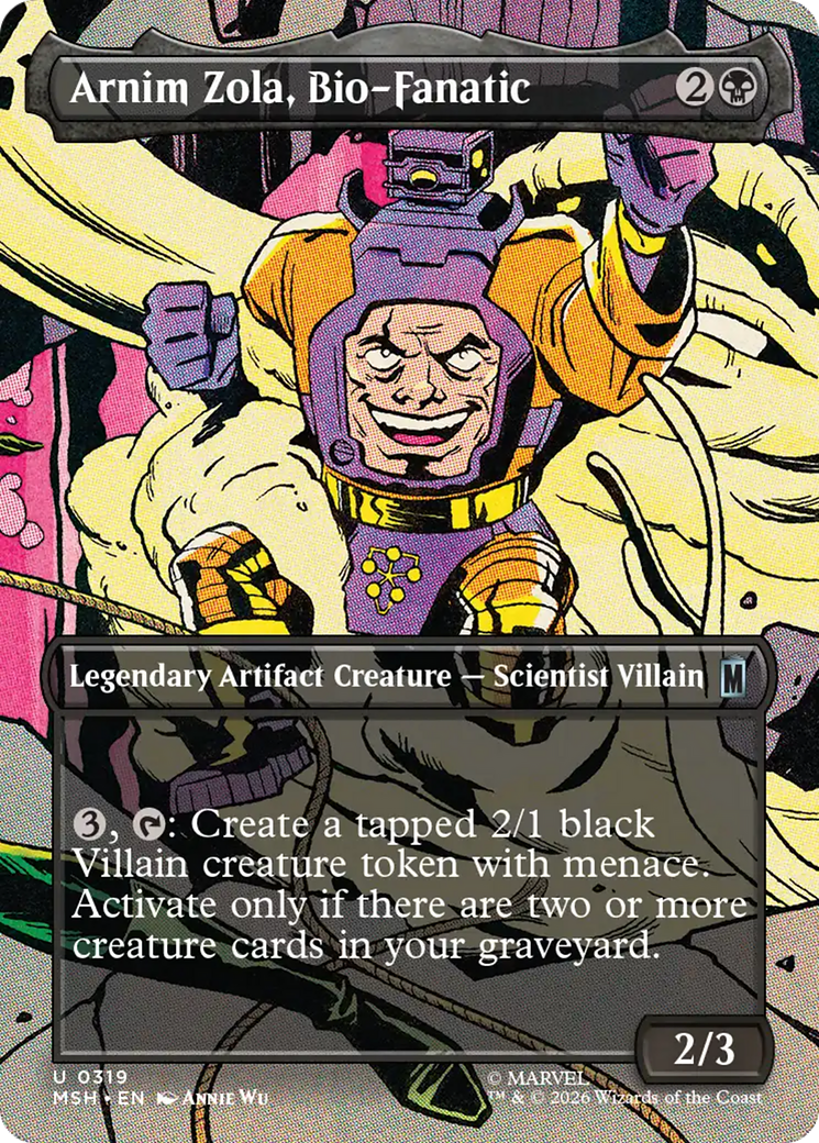 Arnim Zola, Bio-Fanatic (Borderless) [Marvel Super Heroes] | Gamers Paradise
