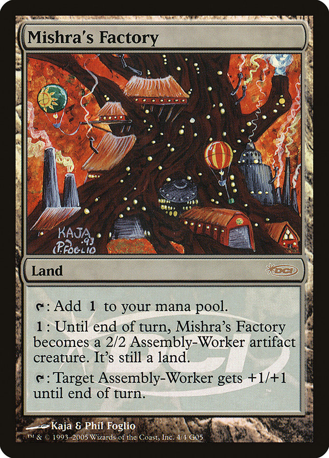 Mishra's Factory [Judge Gift Cards 2005] | Gamers Paradise