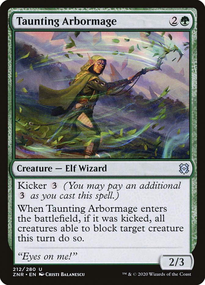 Taunting Arbormage [Zendikar Rising] | Gamers Paradise
