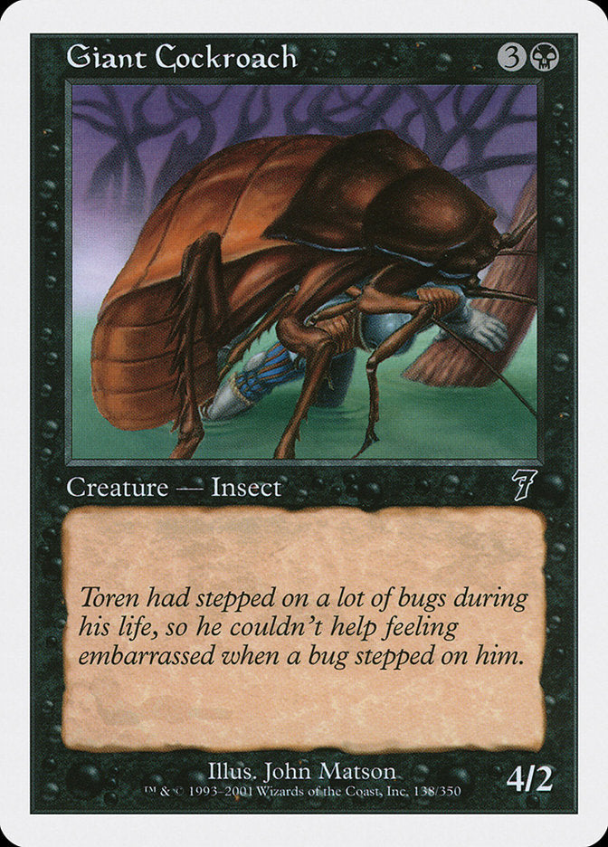 Giant Cockroach [Seventh Edition] | Gamers Paradise
