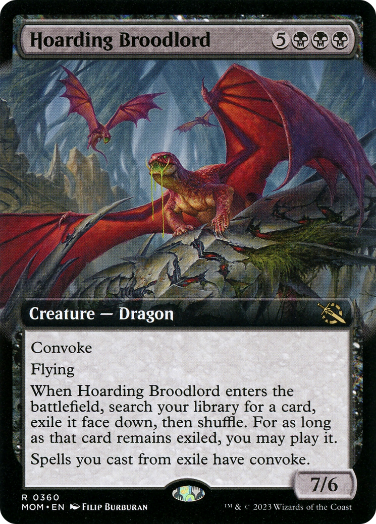 Hoarding Broodlord (Extended Art) [March of the Machine] | Gamers Paradise