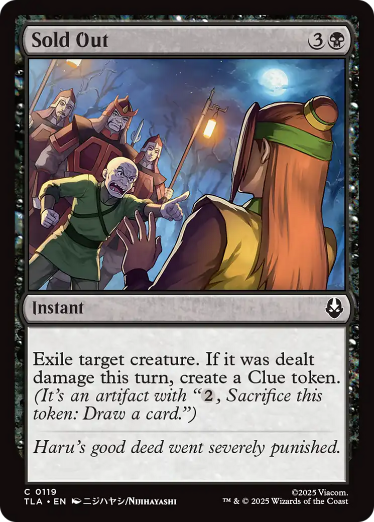 Sold Out [Avatar: The Last Airbender] | Gamers Paradise