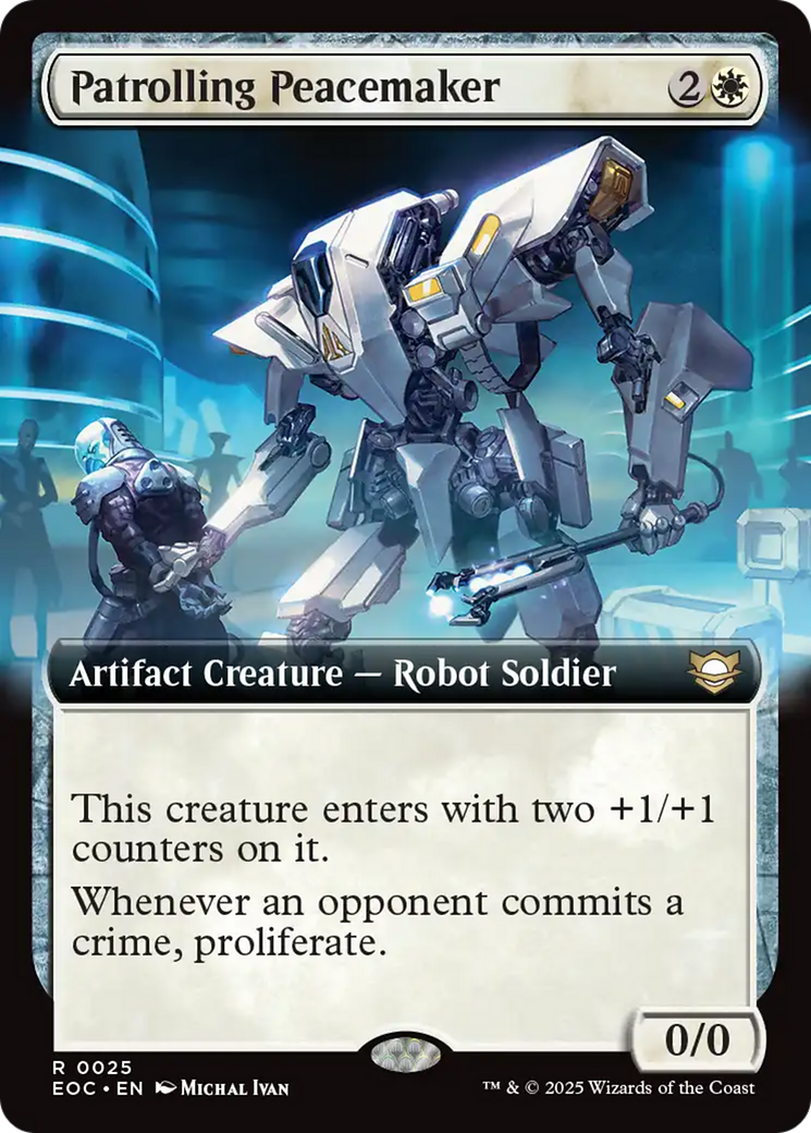 Patrolling Peacemaker (Extended Art) [Edge of Eternities Commander] | Gamers Paradise