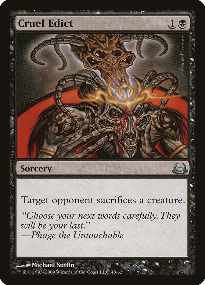 Cruel Edict [Duel Decks: Divine vs. Demonic] | Gamers Paradise