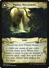 Primal Amulet // Primal Wellspring [Ixalan Prerelease Promos] | Gamers Paradise