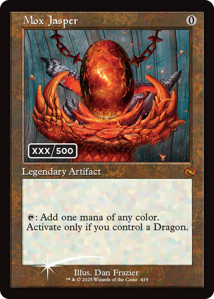 Mox Jasper (Serial Numbered) [Tarkir: Dragonstorm] | Gamers Paradise