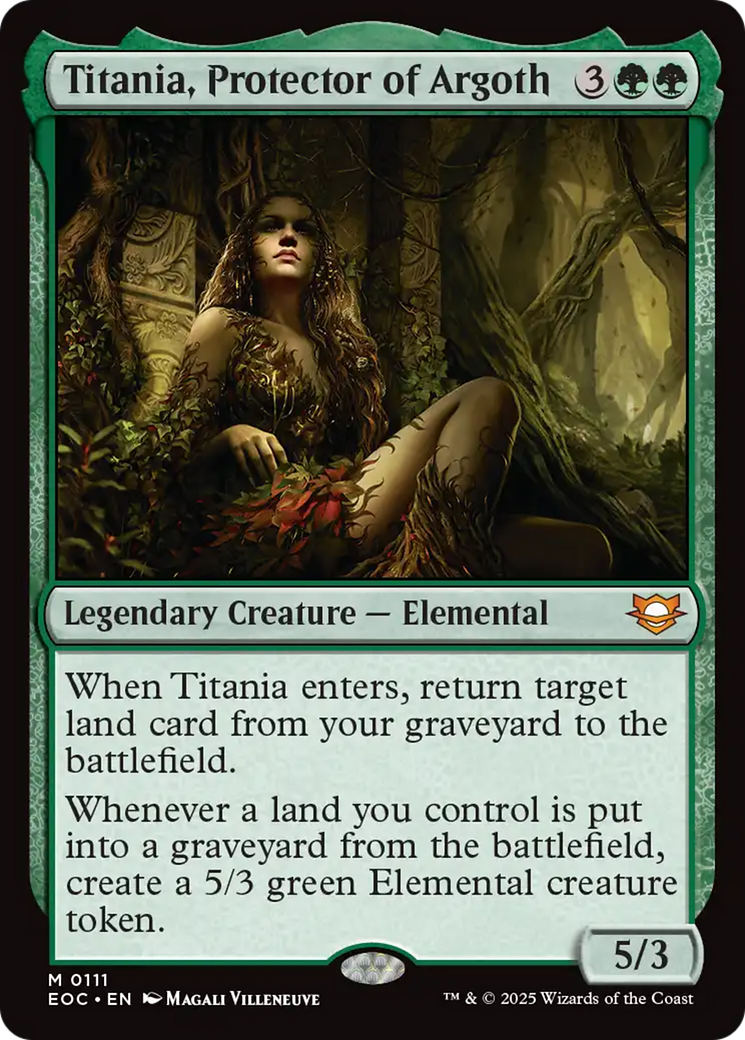 Titania, Protector of Argoth [Edge of Eternities Commander] | Gamers Paradise