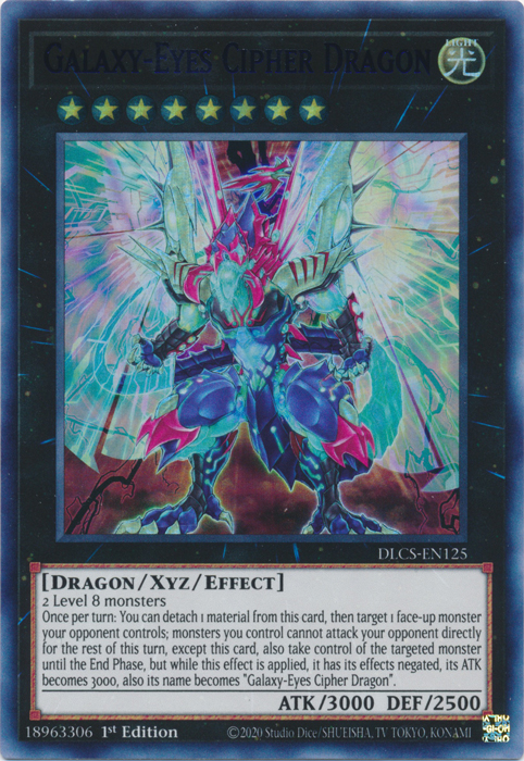 Galaxy-Eyes Cipher Dragon (Blue) [DLCS-EN125] Ultra Rare | Gamers Paradise