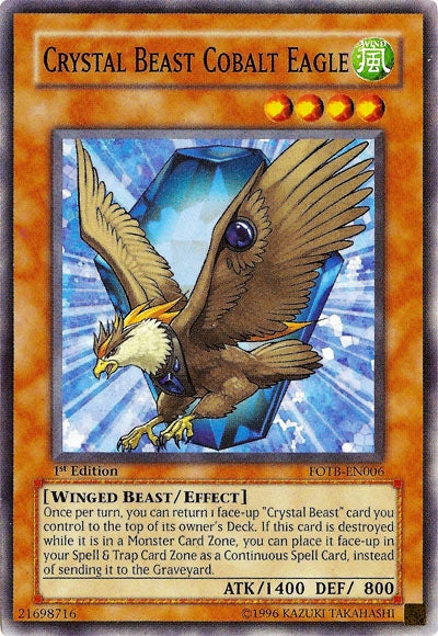 Crystal Beast Cobalt Eagle [FOTB-EN006] Common | Gamers Paradise