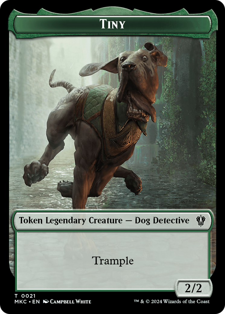 Eldrazi // Tiny Double-Sided Token [Murders at Karlov Manor Commander Tokens] | Gamers Paradise