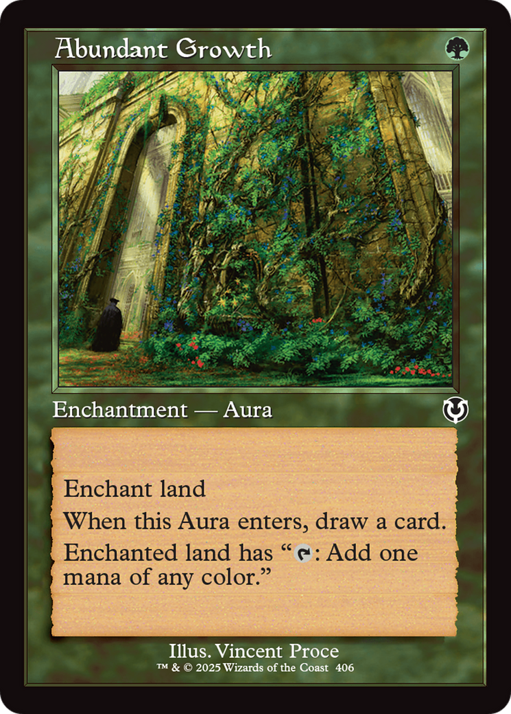 Abundant Growth (Retro Frame) [Innistrad Remastered] | Gamers Paradise