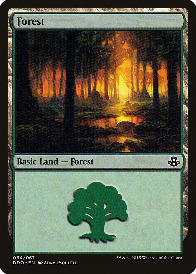 Forest (64) [Duel Decks: Elspeth vs. Kiora] | Gamers Paradise