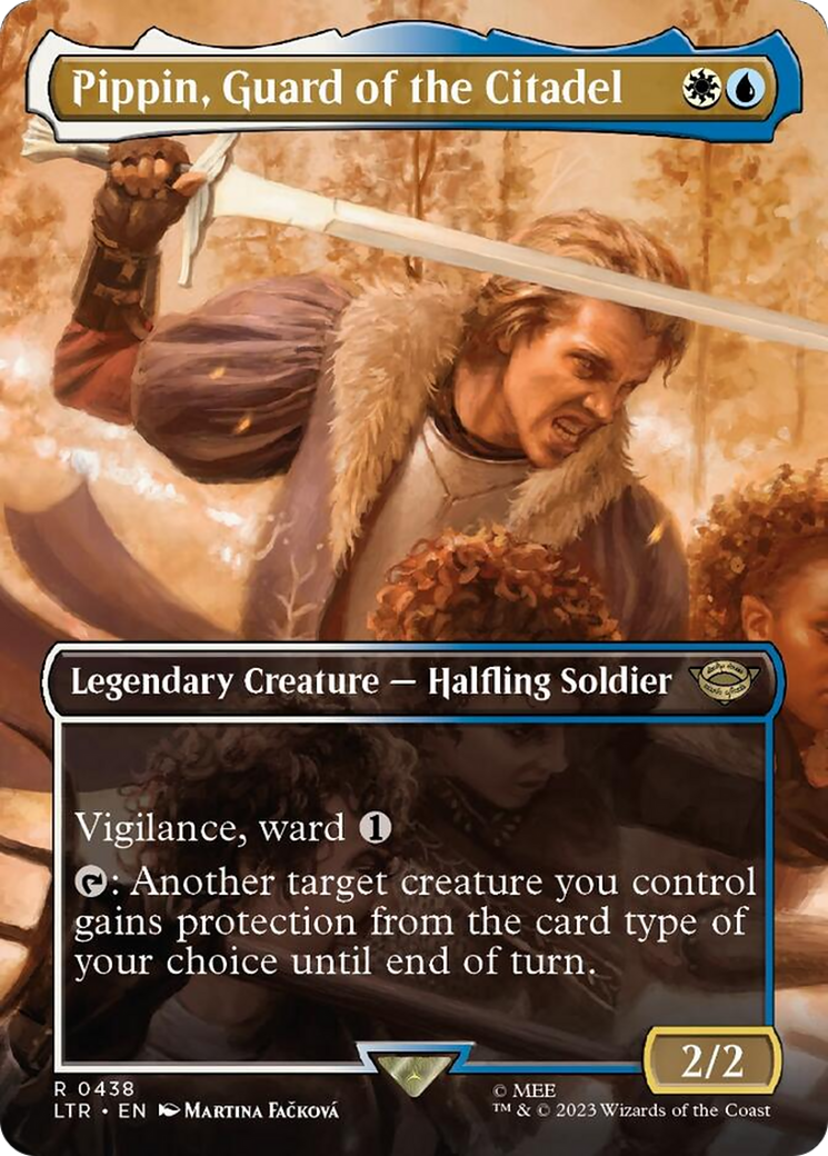 Pippin, Guard of the Citadel (Borderless Alternate Art) [The Lord of the Rings: Tales of Middle-Earth] | Gamers Paradise