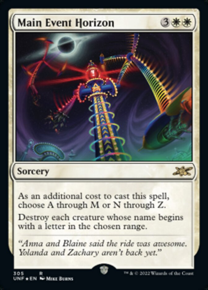 Main Event Horizon (Galaxy Foil) [Unfinity] | Gamers Paradise