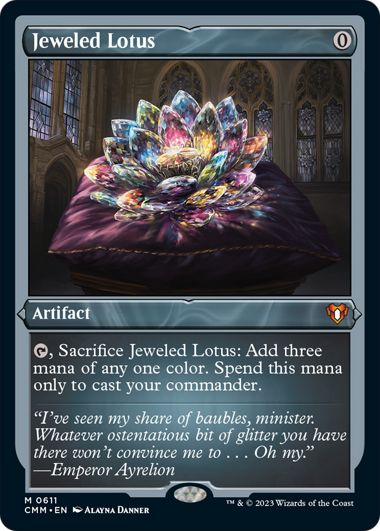 Jeweled Lotus (Foil Etched) [Commander Masters] | Gamers Paradise