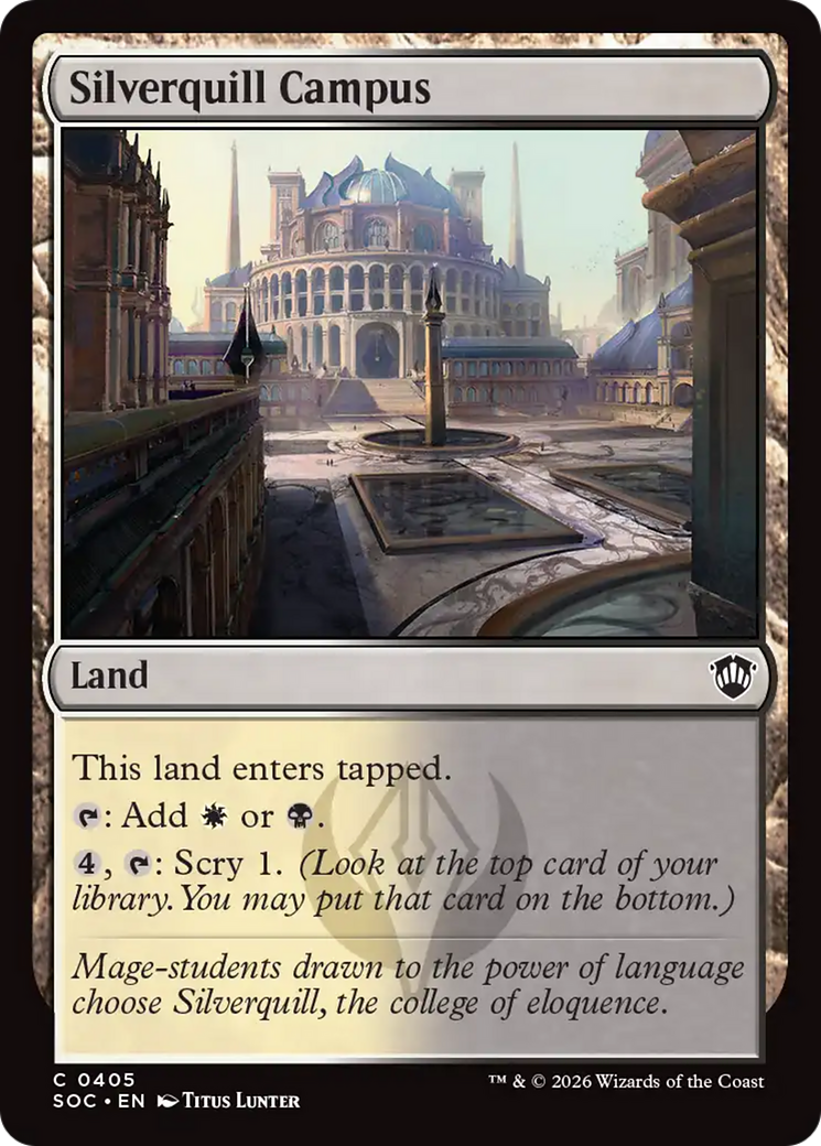 Silverquill Campus [Secrets of Strixhaven Commander] | Gamers Paradise