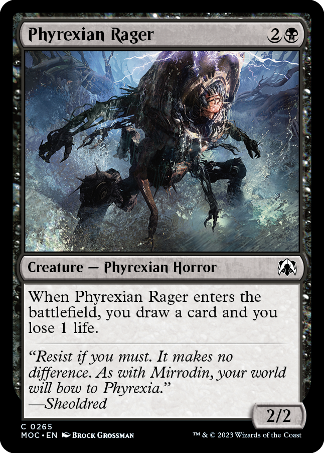 Phyrexian Rager [March of the Machine Commander] | Gamers Paradise