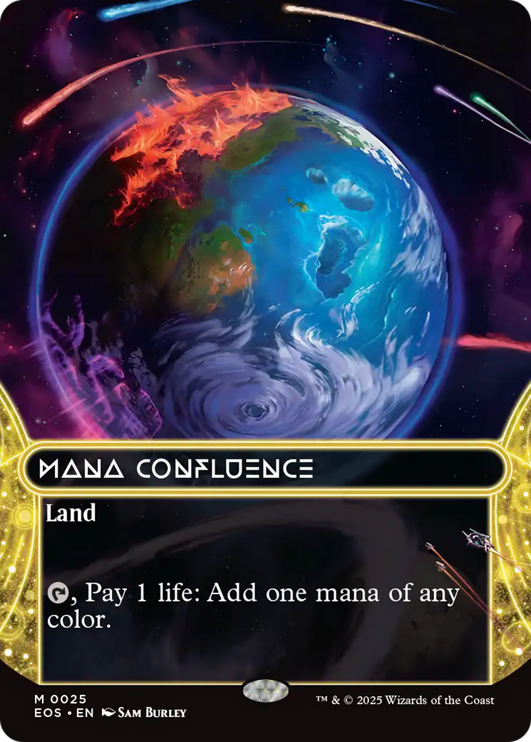 Mana Confluence (0025) (Borderless) [Edge of Eternities: Stellar Sights] | Gamers Paradise