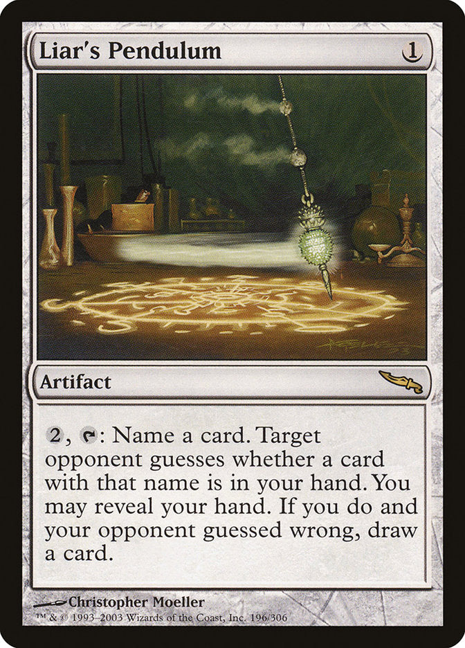 Liar's Pendulum [Mirrodin] | Gamers Paradise