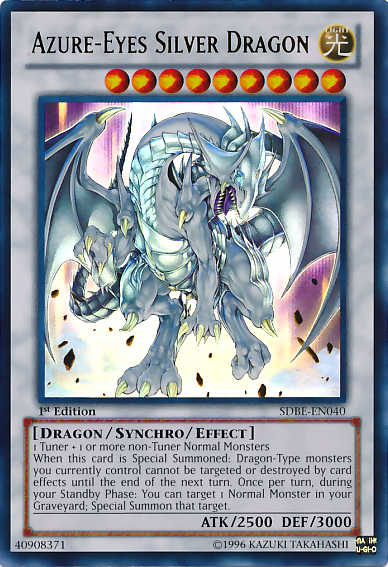 Azure-Eyes Silver Dragon [SDBE-EN040] Ultra Rare | Gamers Paradise