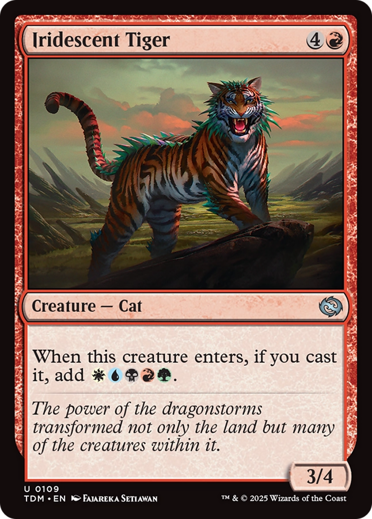 Iridescent Tiger [Tarkir: Dragonstorm] | Gamers Paradise