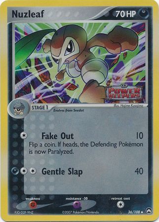 Nuzleaf (36/108) (Stamped) [EX: Power Keepers] | Gamers Paradise