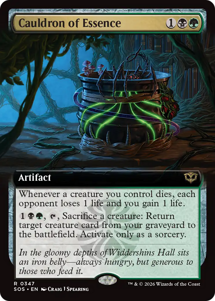 Cauldron of Essence (Extended Art) [Secrets of Strixhaven] | Gamers Paradise