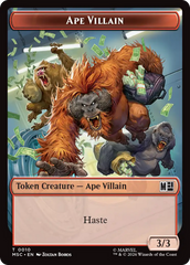 Copy (001) // Ape Villain (010) Double-Sided Token [Marvel Super Heroes Commander Tokens] | Gamers Paradise