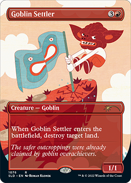 Goblin Settler (Borderless) [Secret Lair Drop Series] | Gamers Paradise