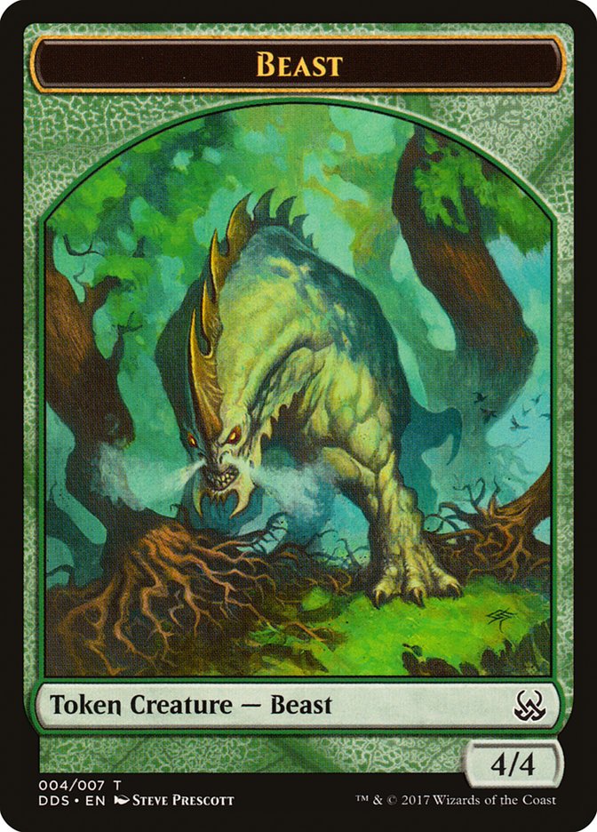 Beast Token [Duel Decks: Mind vs. Might Tokens] | Gamers Paradise