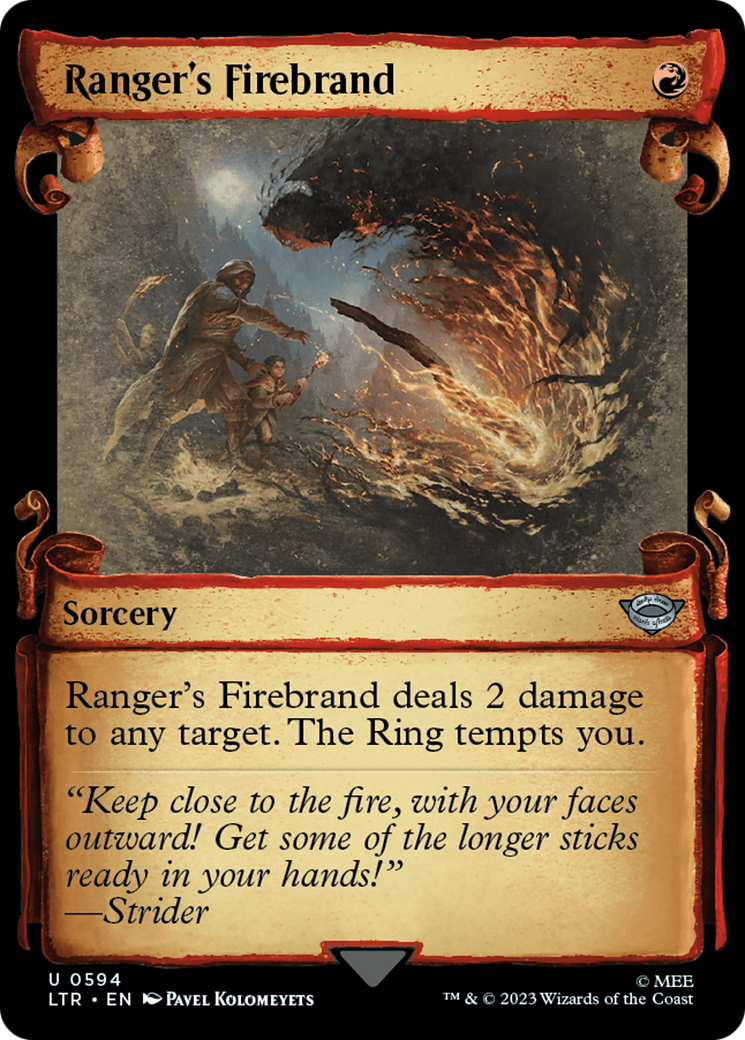 Ranger's Firebrand [The Lord of the Rings: Tales of Middle-Earth Showcase Scrolls] | Gamers Paradise