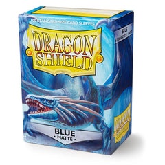 Dragon Shield: Standard 100ct Sleeves - Blue (Matte) | Gamers Paradise