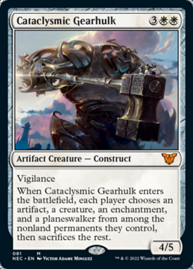 Cataclysmic Gearhulk [Kamigawa: Neon Dynasty Commander] | Gamers Paradise