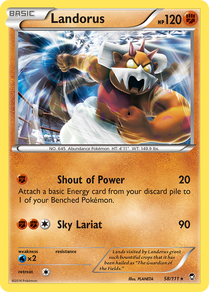 Landorus (58/111) [XY: Furious Fists] | Gamers Paradise