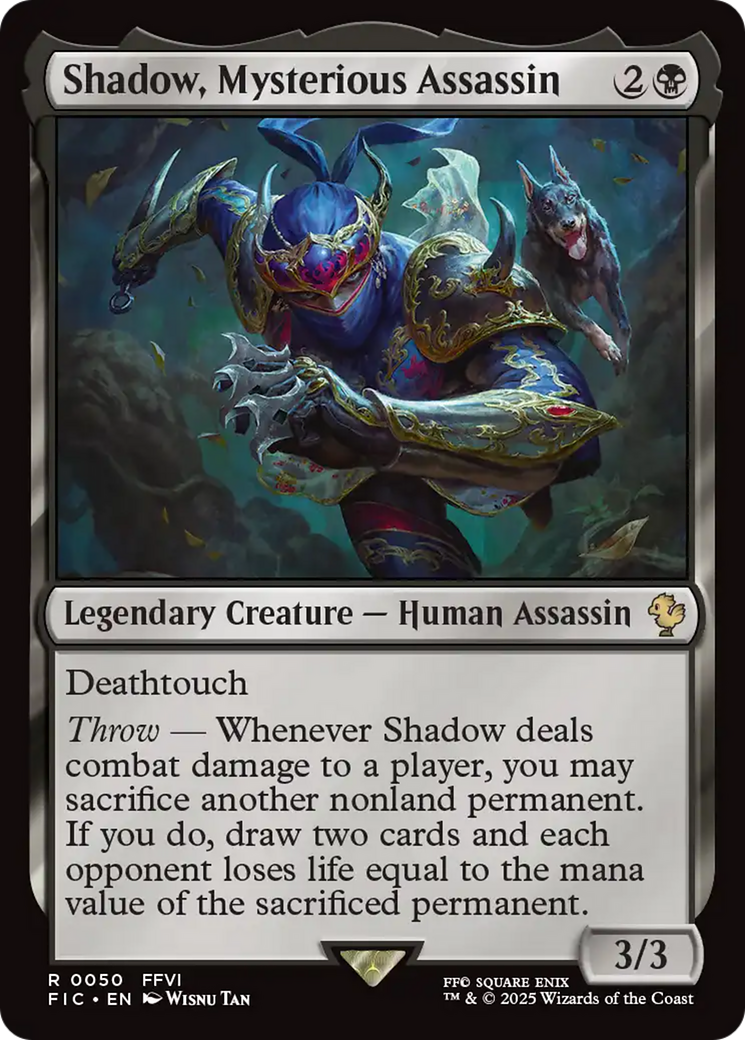 Shadow, Mysterious Assassin [FINAL FANTASY Commander] | Gamers Paradise