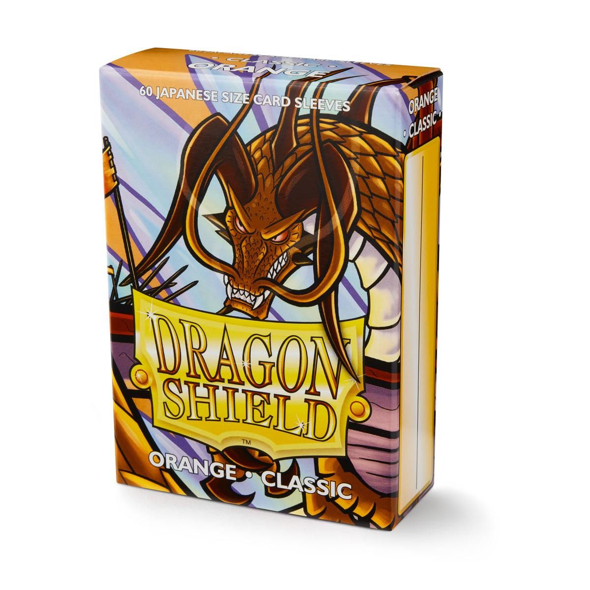 Dragon Shield: Japanese Size 60ct Sleeves - Orange (Classic) | Gamers Paradise