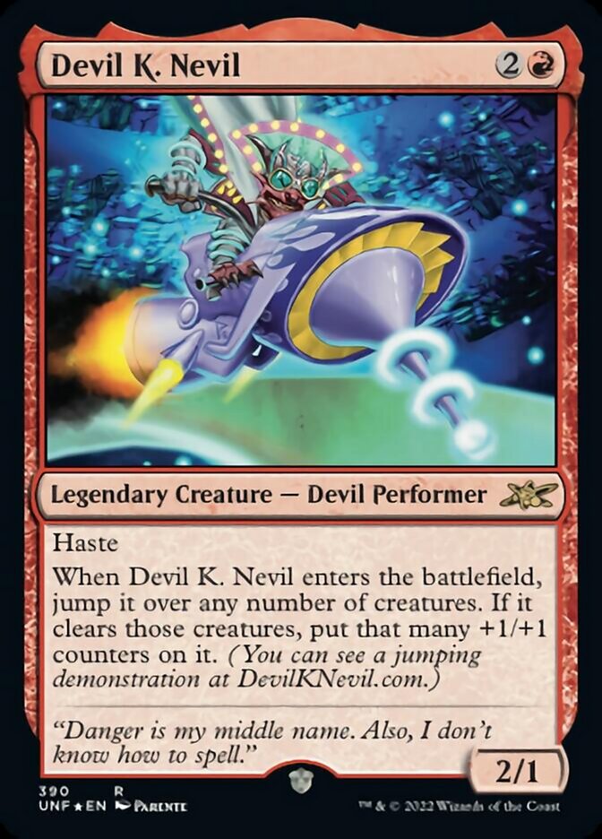 Devil K. Nevil (Galaxy Foil) [Unfinity] | Gamers Paradise