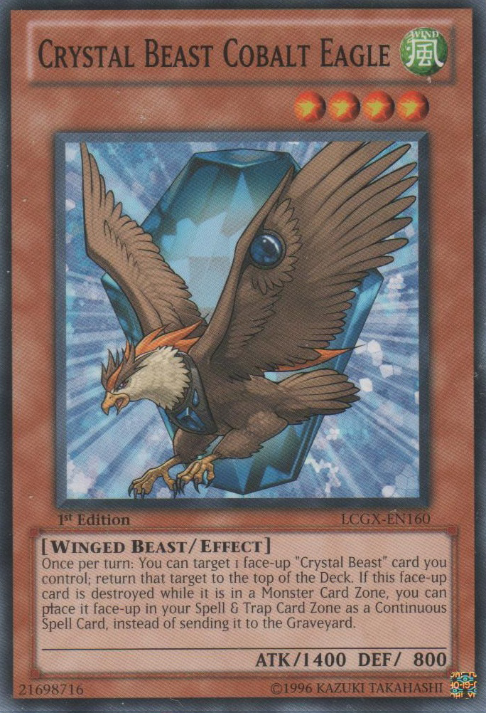 Crystal Beast Cobalt Eagle [LCGX-EN160] Common | Gamers Paradise