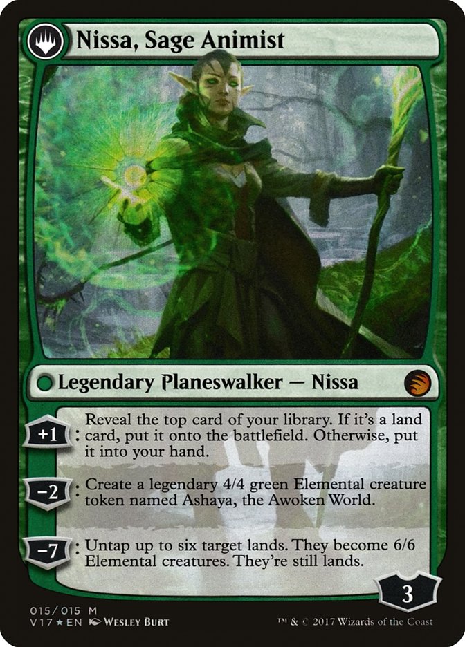 Nissa, Vastwood Seer // Nissa, Sage Animist [From the Vault: Transform] | Gamers Paradise